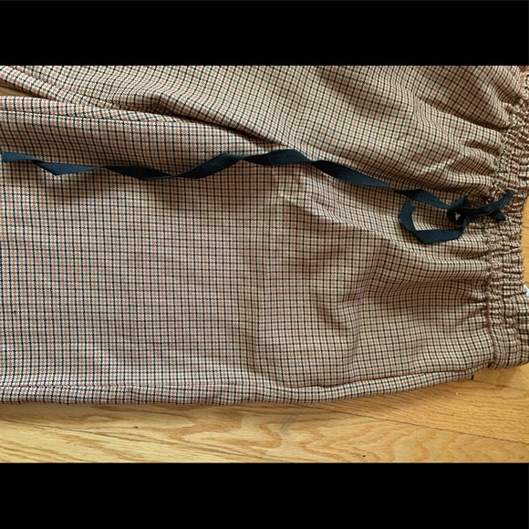 Plaid/Checkered Wide Leg Pants - Picture 3 of 5